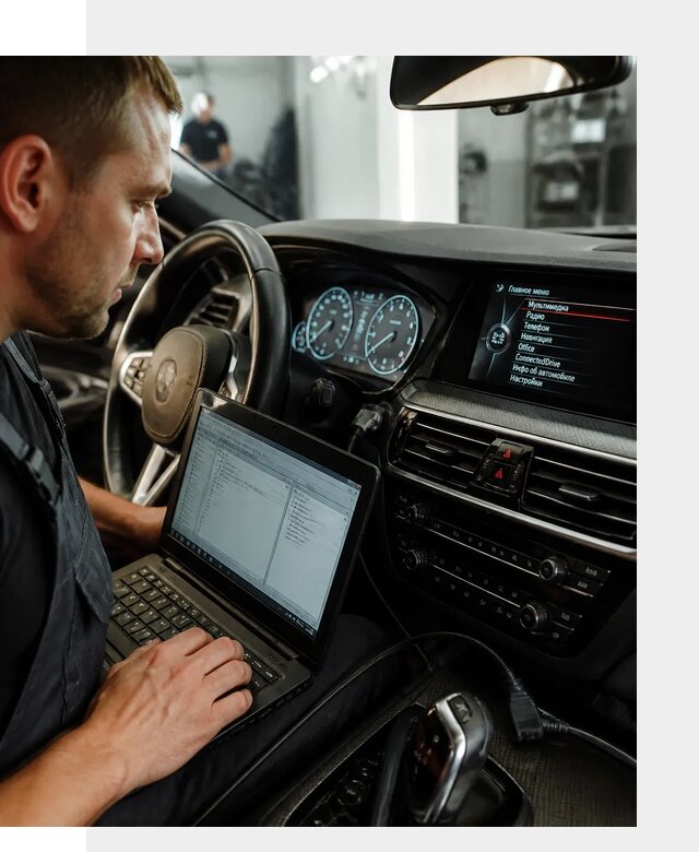 Русификация приборной панели BMW для авто в Альметьевске от компании