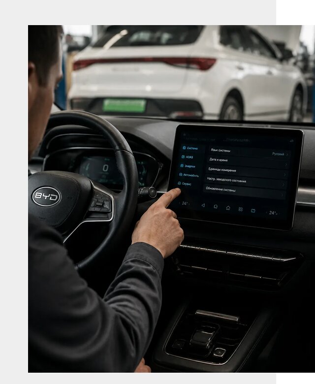 Русификация BYD E2 в Альметьевске от 15466 р. | ФастМобиль-Льм под ключ